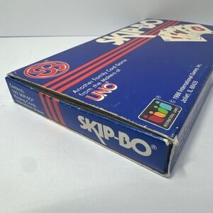 Vintage 1986 Skip-Bo Card Game International Games Inc Blue Box #1050 Missing #s